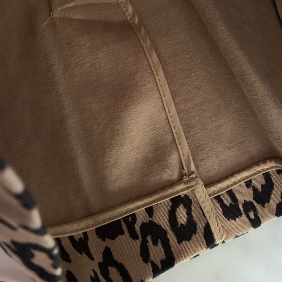 NWOT Banana Republic leopard cotton stretch midi sexy Dolce vibes dress size 2 - Picture 7 of 12